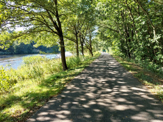 Fu&szlig;-/Radweg an der Ems